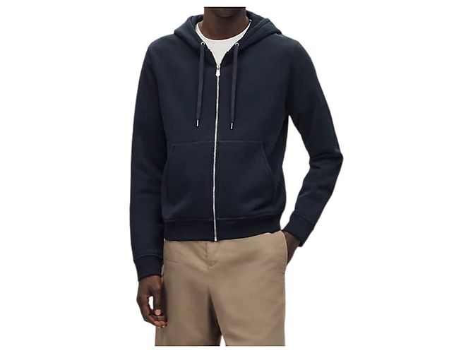 Hermès Zip-Up Hoodie Sweatshirt Marine Schwarz - Ansicht 2