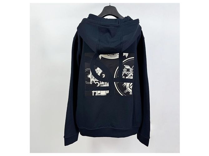 Hermès Zip-Up Hoodie Sweatshirt Marine Schwarz - Ansicht 7