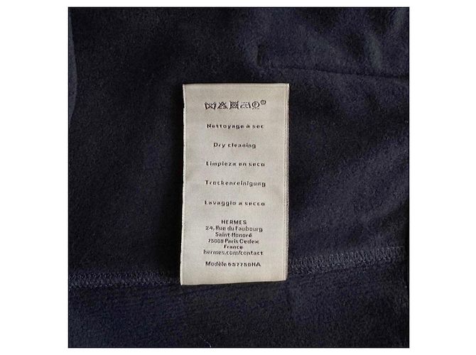 Hermès Zip-Up Hoodie Sweatshirt Marine Schwarz - Ansicht 9