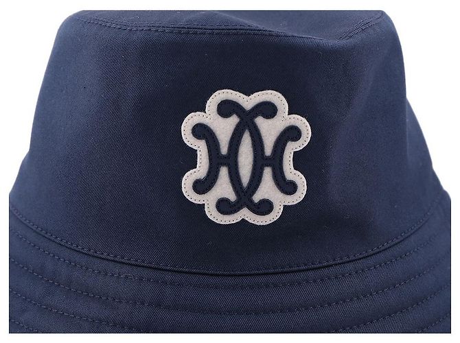 Hermès Bucket Hat mit Lift-Motiv Blau - Ansicht 5