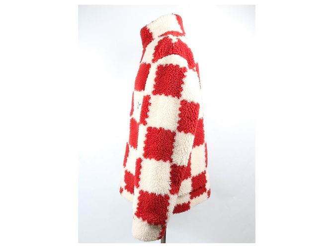 Louis Vuitton Damier Fleece Limited Edition Rot - Ansicht 2
