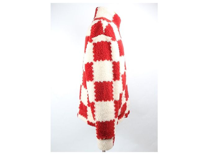 Louis Vuitton Damier Fleece Limited Edition Rot - Ansicht 3