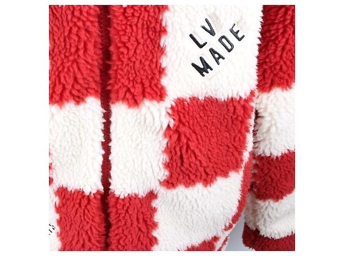Louis Vuitton Damier Fleece Limited Edition Rot - Ansicht 4