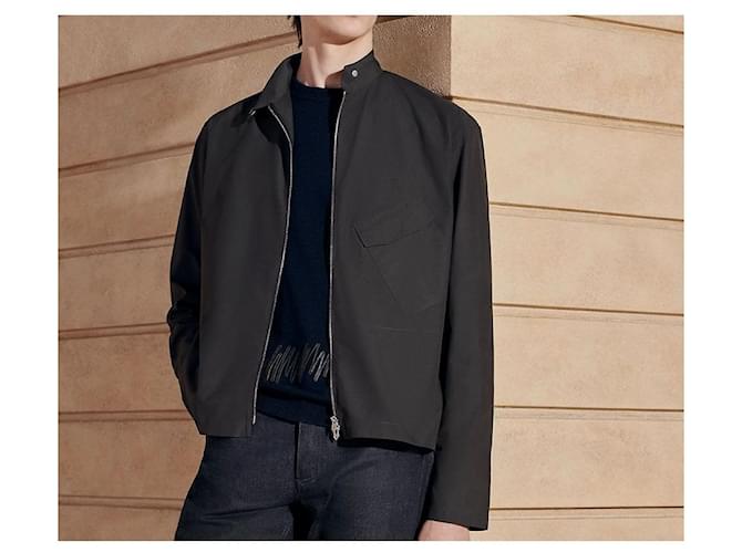 Hermès Camicia giacca boxy fit da uomo Marrone - vista 12