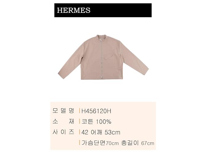 Hermès Camicia giacca boxy fit da uomo Marrone - vista 2