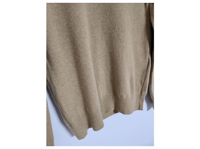 Comme Des Garcons Strickware für Damen beige schwarz mit Patch Braun - Ansicht 3