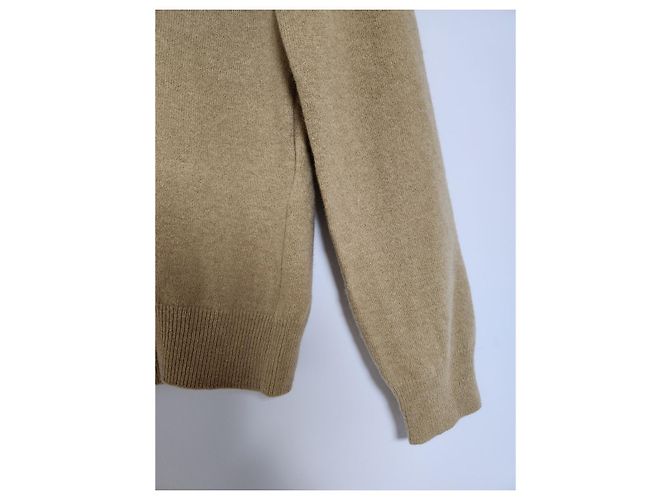 Comme Des Garcons Strickware für Damen beige schwarz mit Patch Braun - Ansicht 4