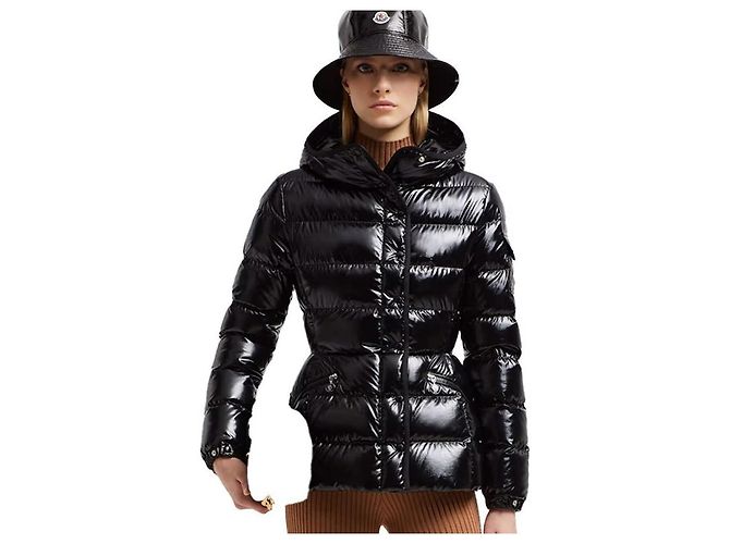 Moncler Barante Steppjacke mit Kapuze Schwarz - Ansicht 2