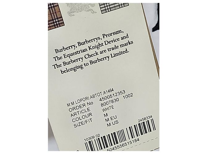 Burberry T-shirt a maniche corte con logo ricamato Argento - vista 5