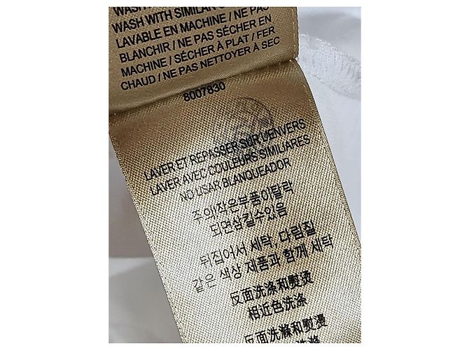 Burberry T-shirt a maniche corte con logo ricamato Argento - vista 6