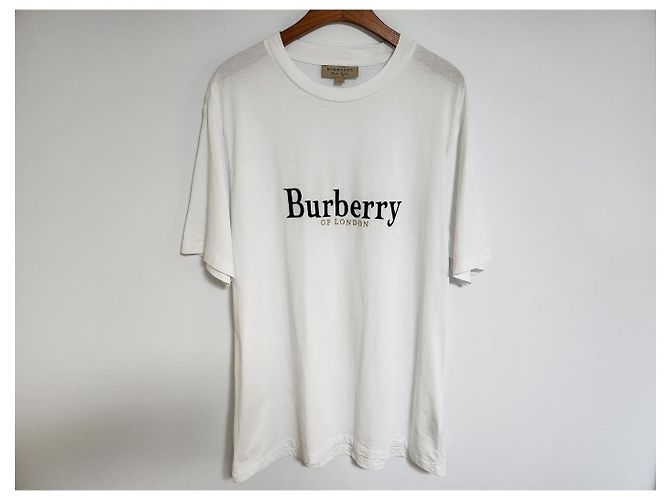 Burberry T-shirt a maniche corte con logo ricamato Argento - vista 7