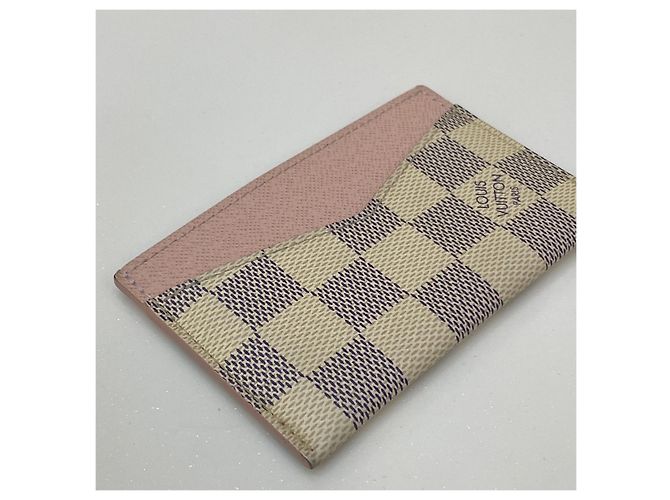 Louis Vuitton Damier Azur Canvas Rose Ballerine Kartenetui Pink - Ansicht 5