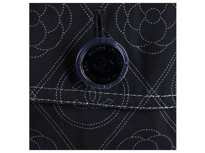 Giacca Chanel con zip lunga Nero - vista 4