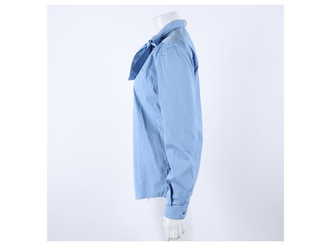 Camisa de manga larga Gucci Azul - vista 2
