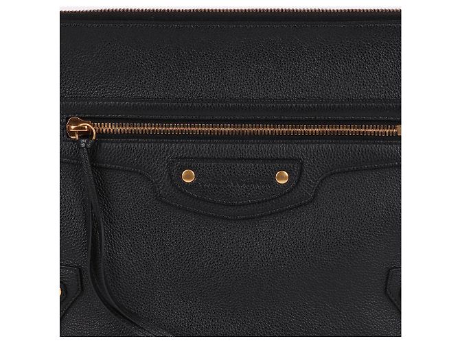 Balenciaga Clutch Neo Classic nera Nero - vista 2