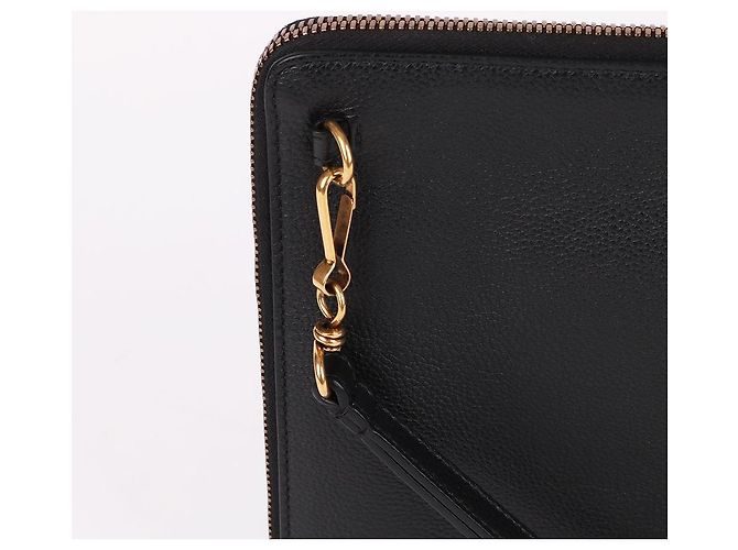 Balenciaga Clutch Neo Classic nera Nero - vista 7