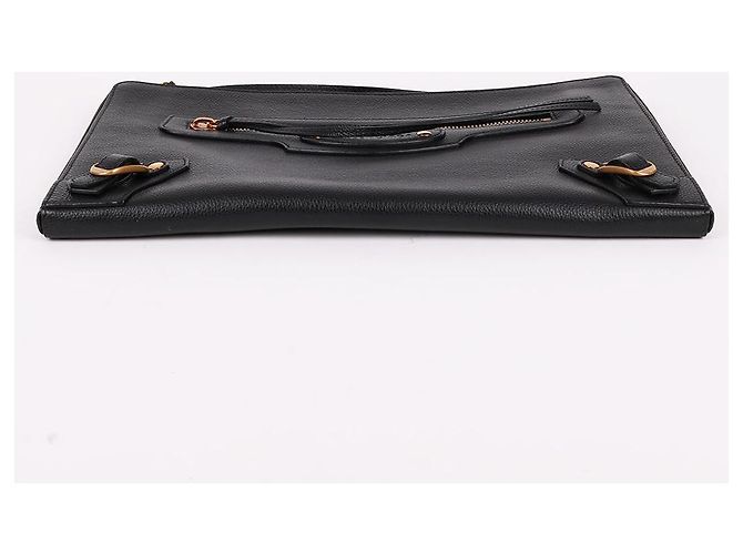 Balenciaga Clutch Neo Classic nera Nero - vista 8