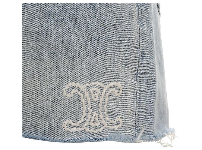 Céline Short Skate Suite Honey Azul - vista 10