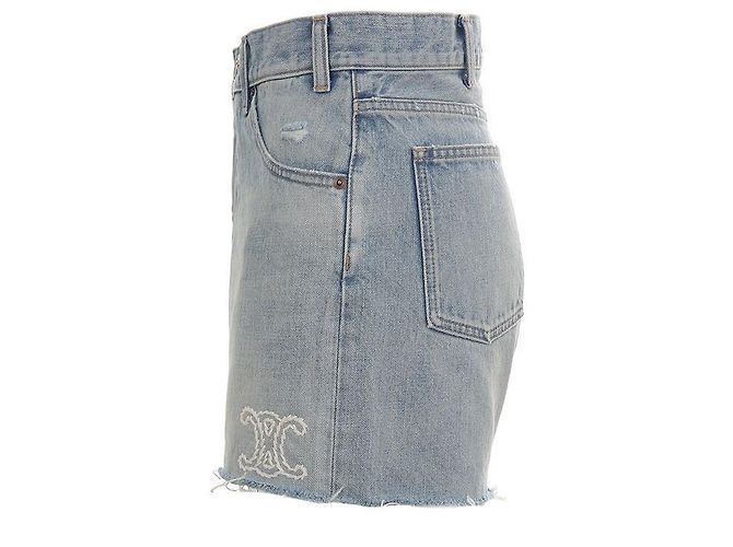 Céline Short Skate Suite Honey Azul - vista 4