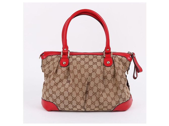 Gucci Tote e Borsa a Spalla Suki Medium Rosso - vista 4