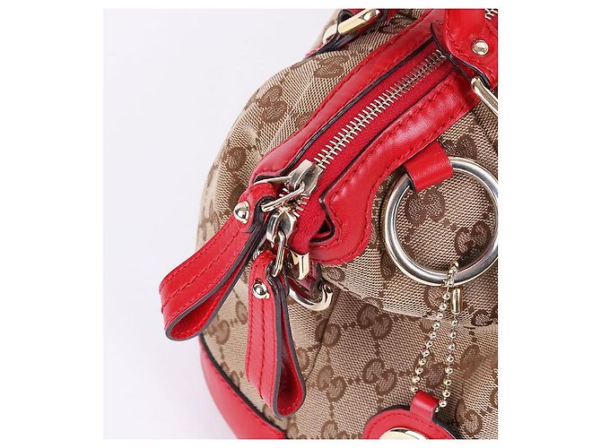 Gucci Tote e Borsa a Spalla Suki Medium Rosso - vista 6