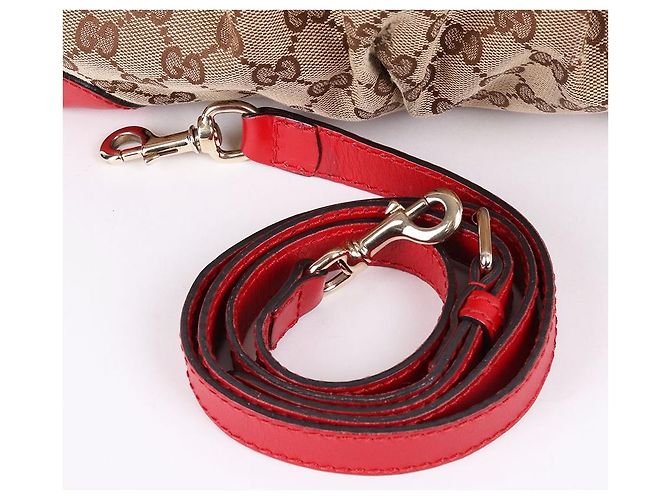 Gucci Tote e Borsa a Spalla Suki Medium Rosso - vista 7