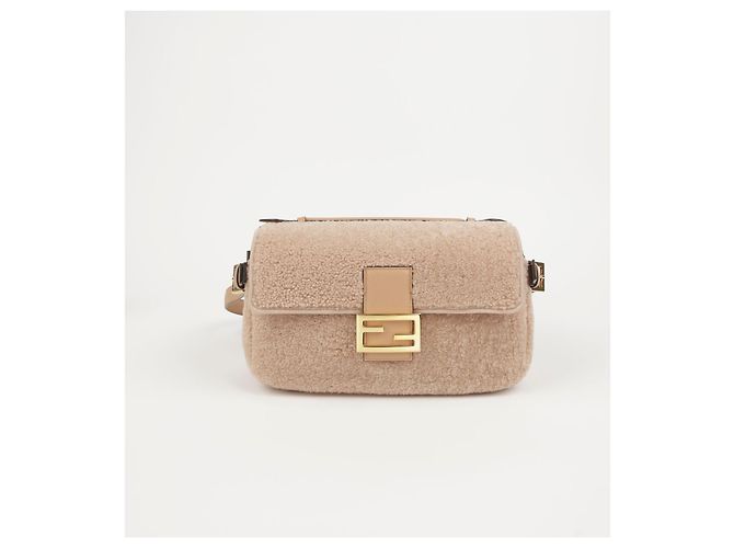 Fendi Borsa Tote e Borsa a Spalla Baguette Multi in agnello rosa - vista 2
