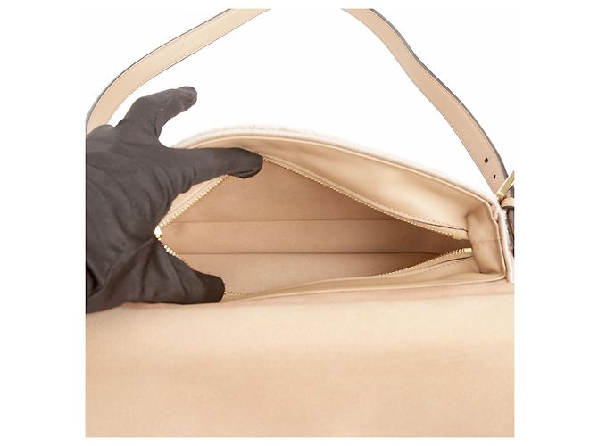 Fendi Borsa Tote e Borsa a Spalla Baguette Multi in agnello rosa - vista 6