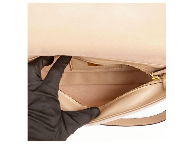 Fendi Borsa Tote e Borsa a Spalla Baguette Multi in agnello rosa - vista 7