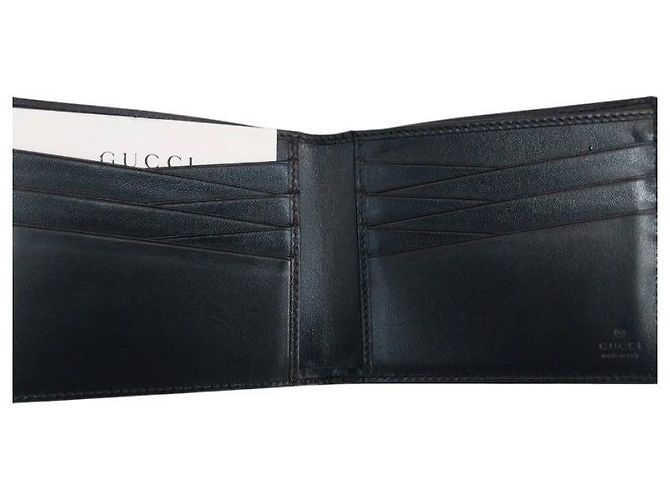 Gucci Black Embossed Jumbo Wallet Leather for Men - view 2