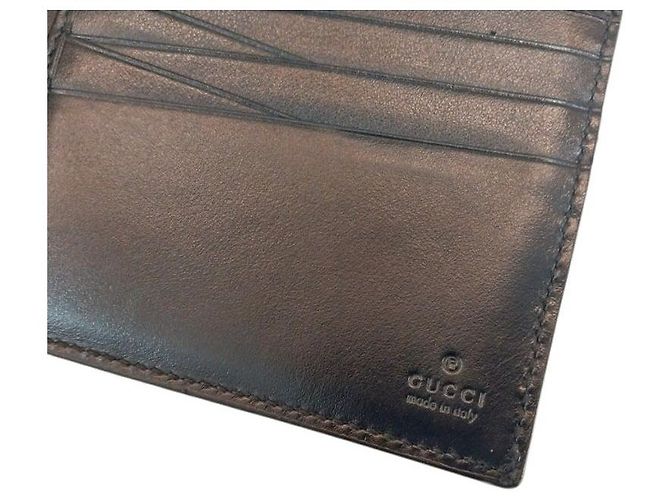 Gucci Black Embossed Jumbo Wallet Leather for Men - view 3