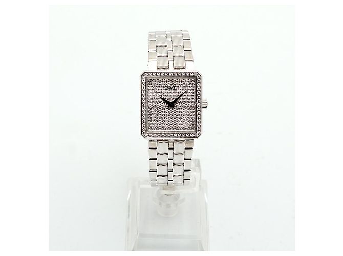 Piaget Protocol Herrenuhr Groß Weißgold Diamant Pavé Vintage - Ansicht 3