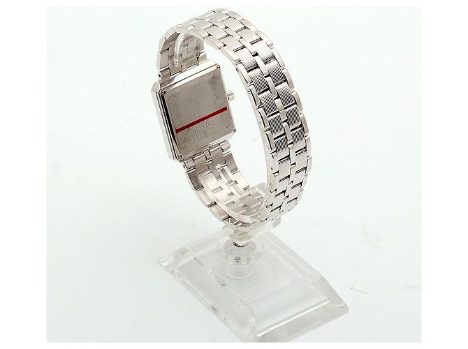 Piaget Protocol Herrenuhr Groß Weißgold Diamant Pavé Vintage - Ansicht 5