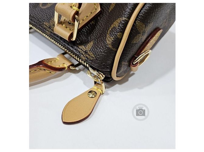 Louis Vuitton Borsa a tracolla Nano Speedy Multicolore - vista 7