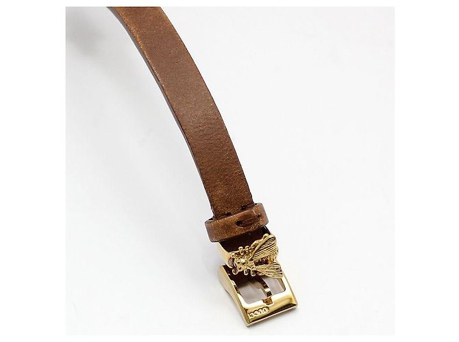 Gucci Reloj de cuarzo cuadrado de doble correa, chapado en oro Castaño - vista 11