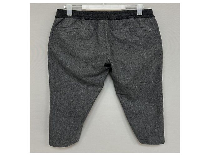 Moncler Flanellhose mit elastischem Bund Schwarz - Ansicht 2