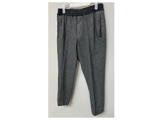 Moncler Flanellhose mit elastischem Bund Schwarz - Ansicht 4