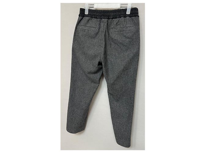 Moncler Flanellhose mit elastischem Bund Schwarz - Ansicht 5