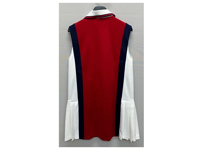 Gucci Technisches Jersey-Poloshirt-Kleid Rot - Ansicht 4