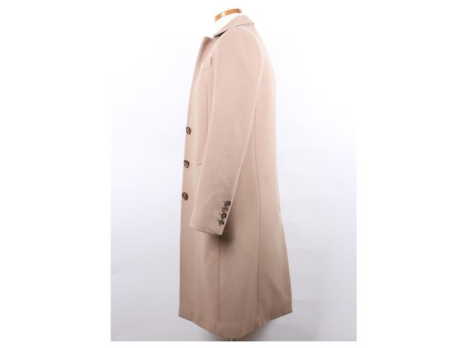 Gucci Single Breasted Women's Wool Coat Orange - view 3