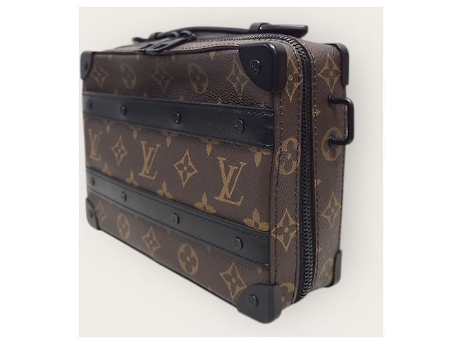 Louis Vuitton Borsa Messenger Soft Trunk con Manico Monogram Marrone - vista 3