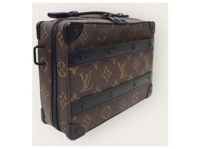 Louis Vuitton Borsa Messenger Soft Trunk con Manico Monogram Marrone - vista 4