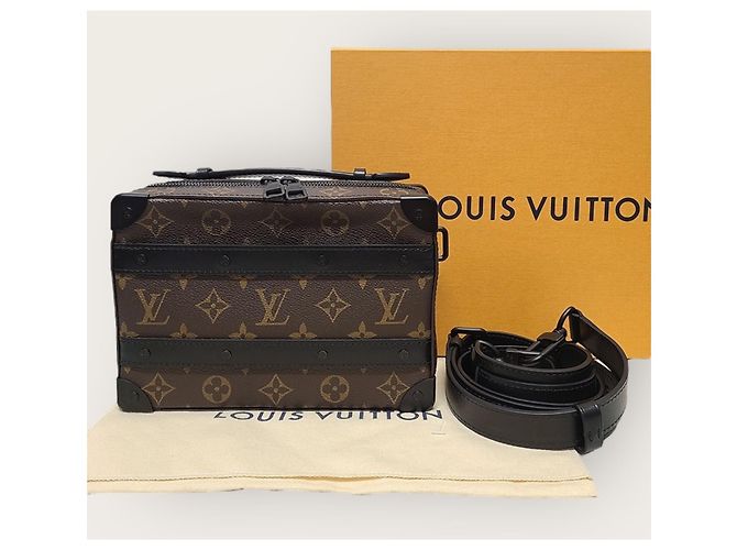 Louis Vuitton Borsa Messenger Soft Trunk con Manico Monogram Marrone - vista 8