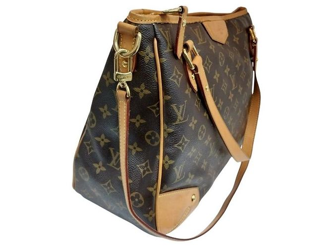 Louis Vuitton Sac à bandoulière et cabas Monogram Canvas Estrella MM Marron - vue 6