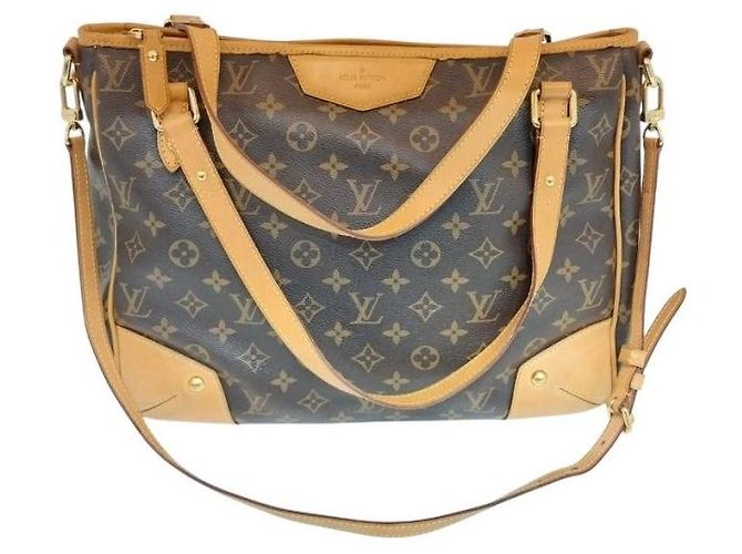 Louis Vuitton Sac à bandoulière et cabas Monogram Canvas Estrella MM Marron - vue 8