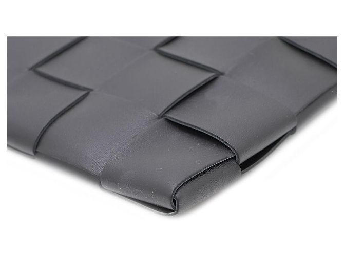 Bottega Veneta Clutch Large Intrecciato Cassette Nero - vista 6
