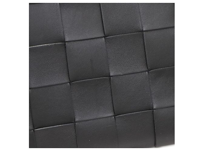 Bottega Veneta Clutch Large Intrecciato Cassette Nero - vista 7