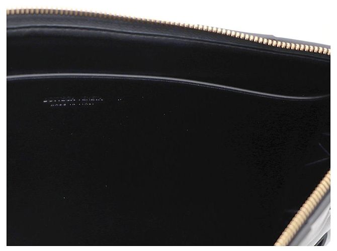 Bottega Veneta Clutch Large Intrecciato Cassette Nero - vista 8
