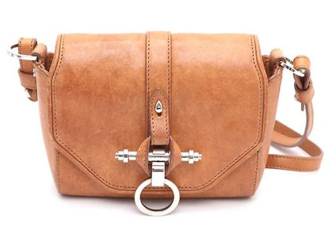 Givenchy Borsa a tracolla e borsa a spalla Obsedia in pelle di agnello argento Marrone - vista 10