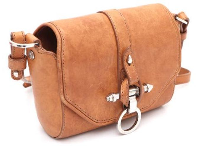 Givenchy Borsa a tracolla e borsa a spalla Obsedia in pelle di agnello argento Marrone - vista 11